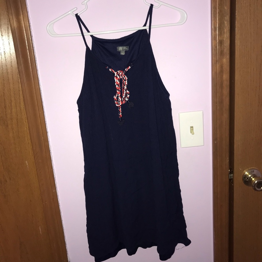 navy blue dress